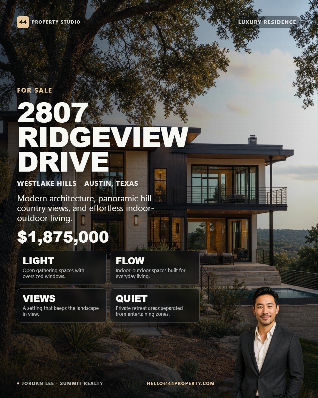 Real estate listing campaign template