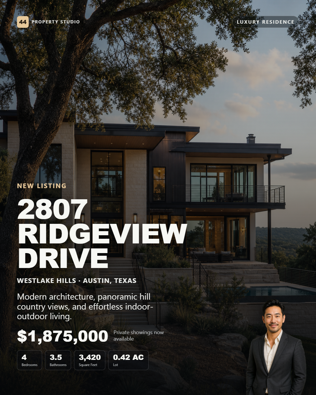 New listing property template