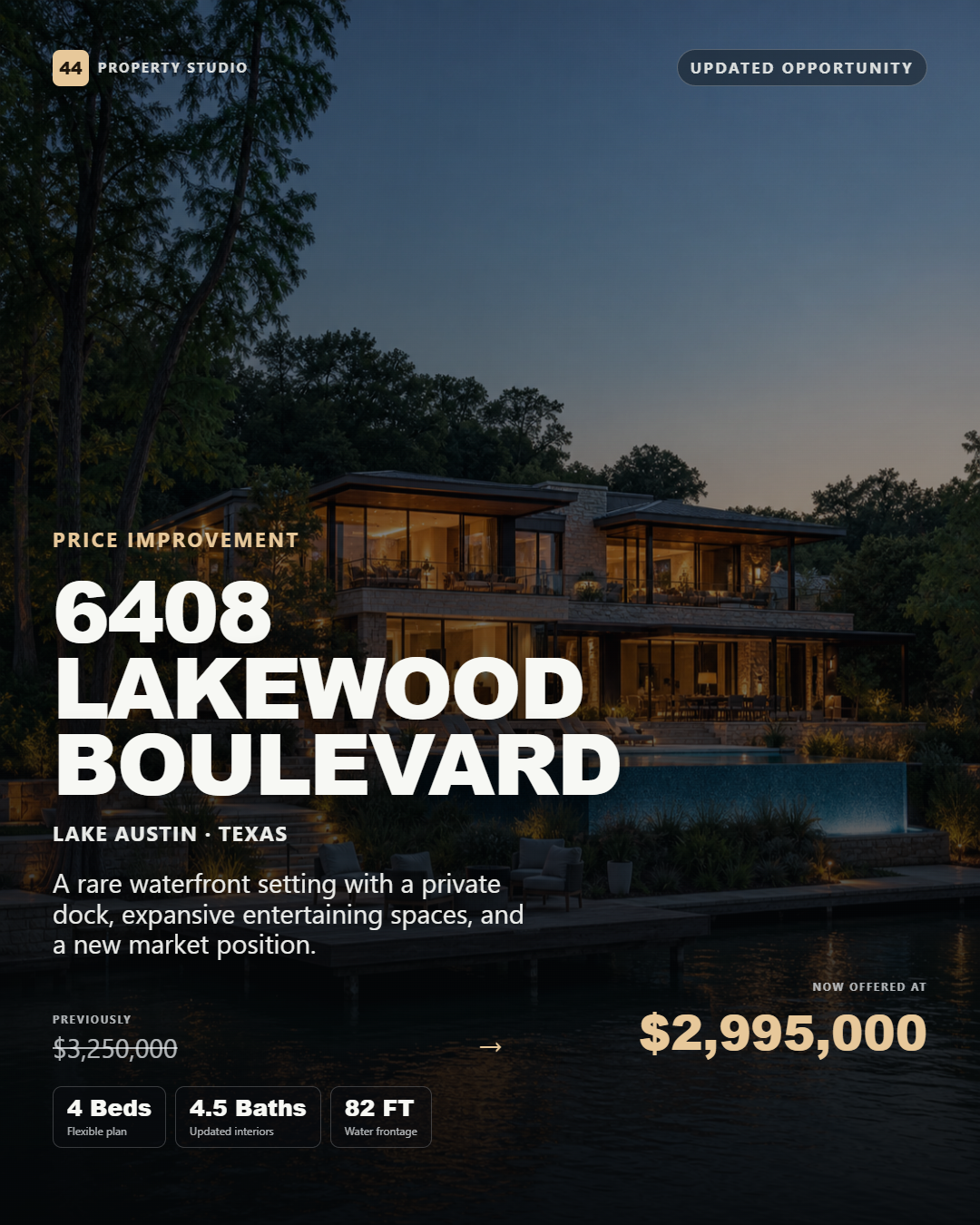 Price improvement property template