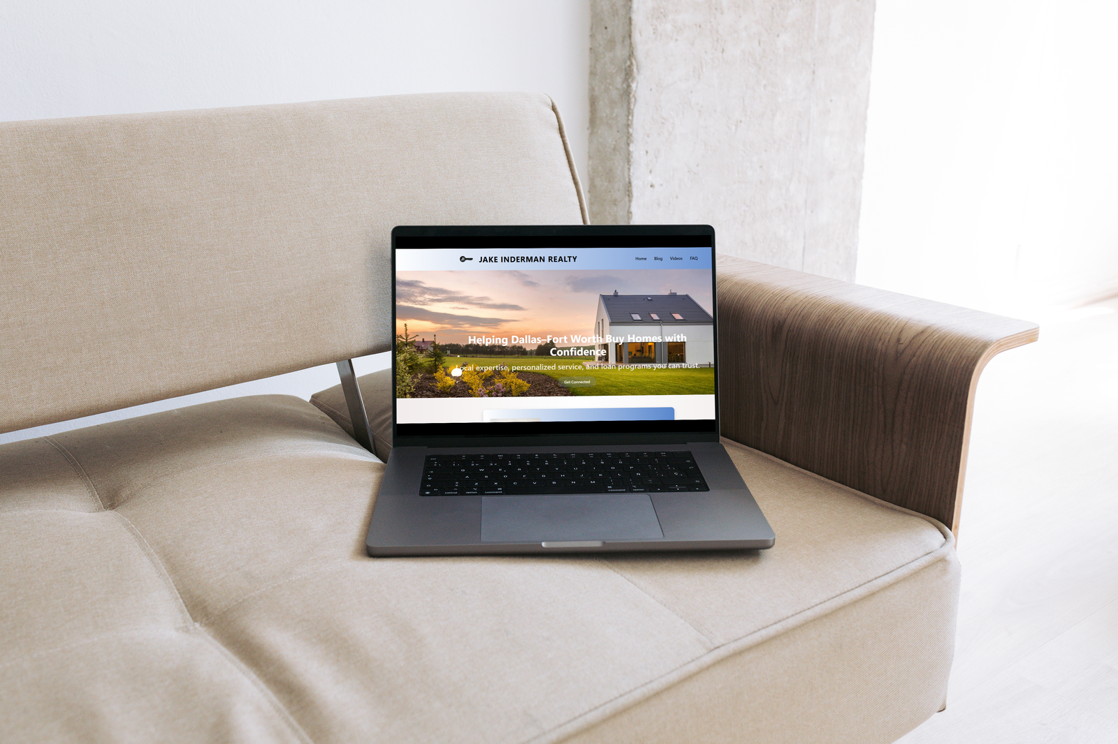 Jake Inderman Homes website preview