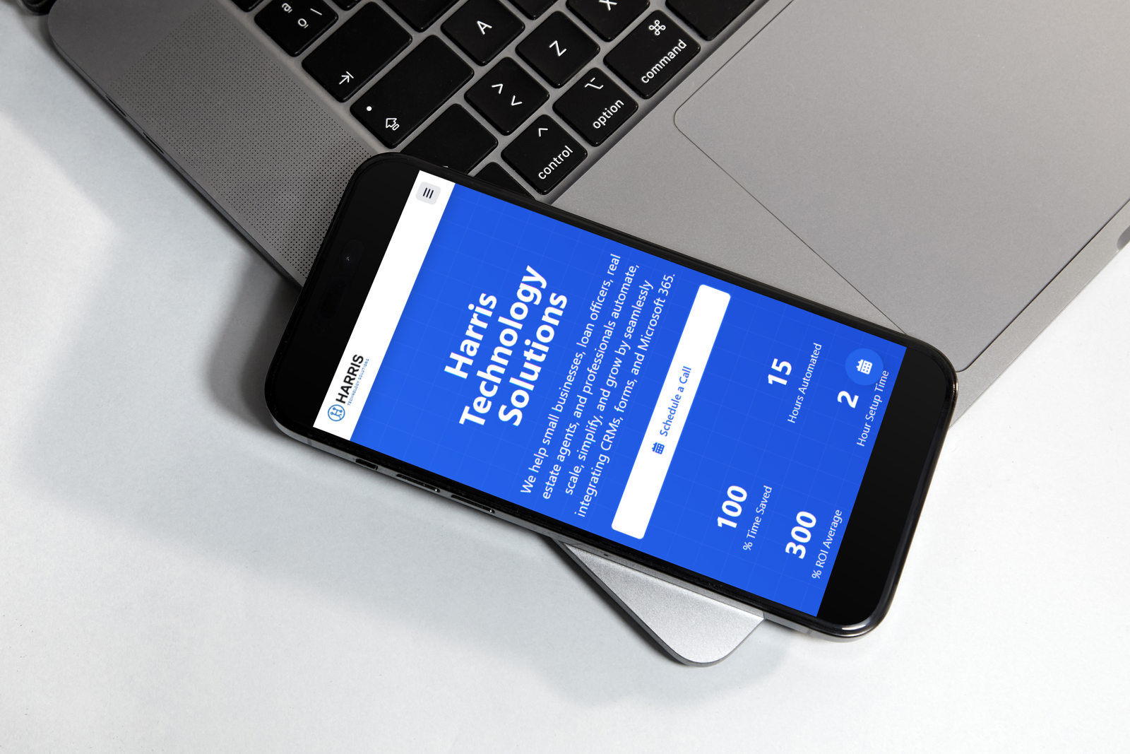 Harristechsolutions platform interface